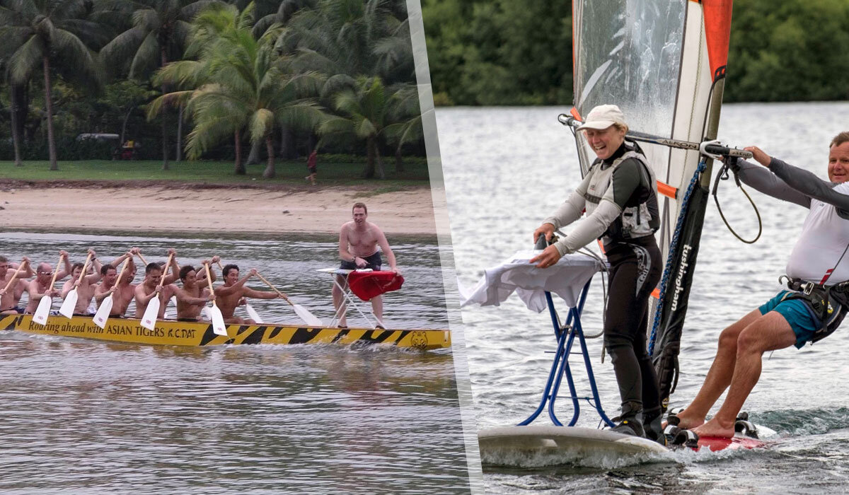 extreme ironing на воде