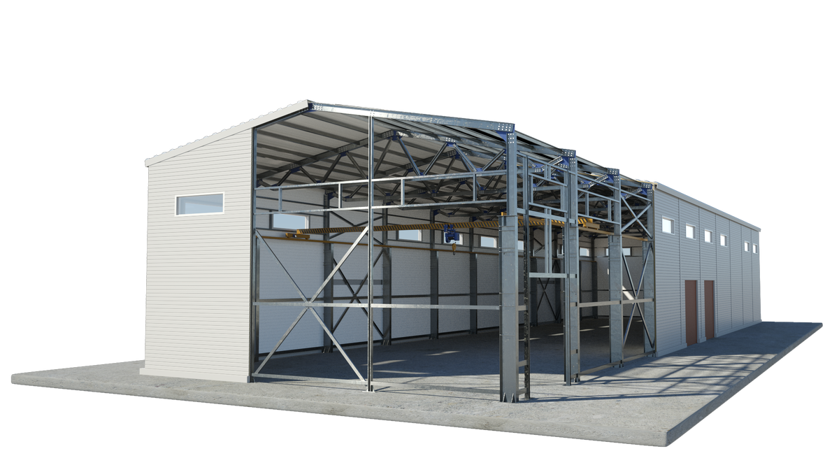Штальберг - это здания "под ключ" от проекта до изготовления каркаса и сэндвич-панелей 