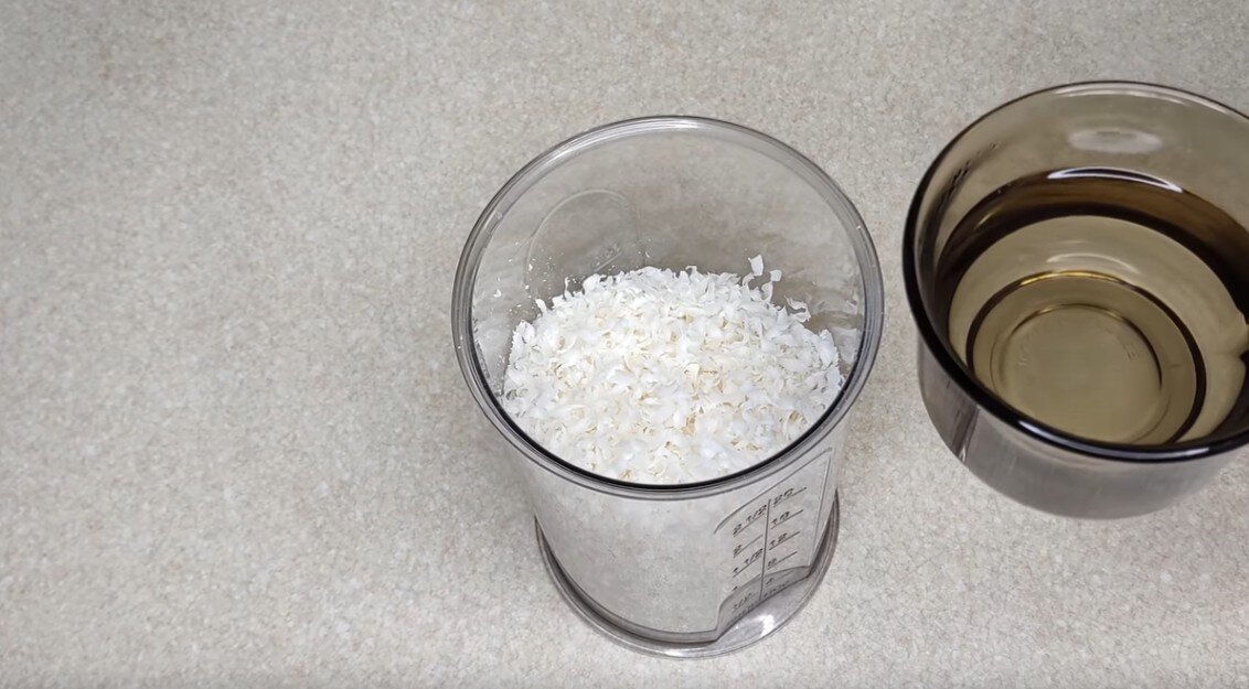 Смешиваю воду с мыльной стружкой. Листайте в право