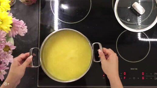 Сырный суп с копченой курицей