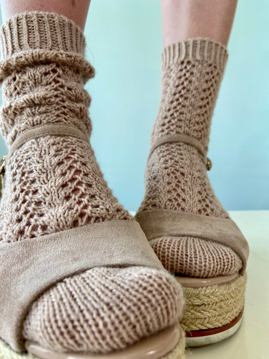 Ажурные носки «Китайские кружева» (вязание, схемы, фото и видео) - Irena Handmade