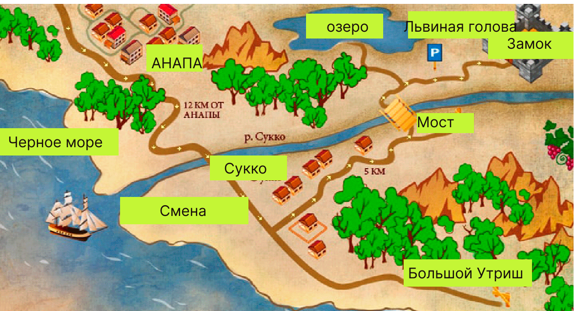 Схема расположения.