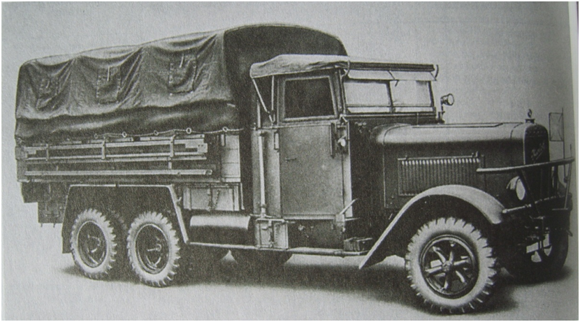 Грузовик повышенной проходимости «Хеншель» 33 D1 грузоподъемностью 3 тонн. 1933-1942 год.