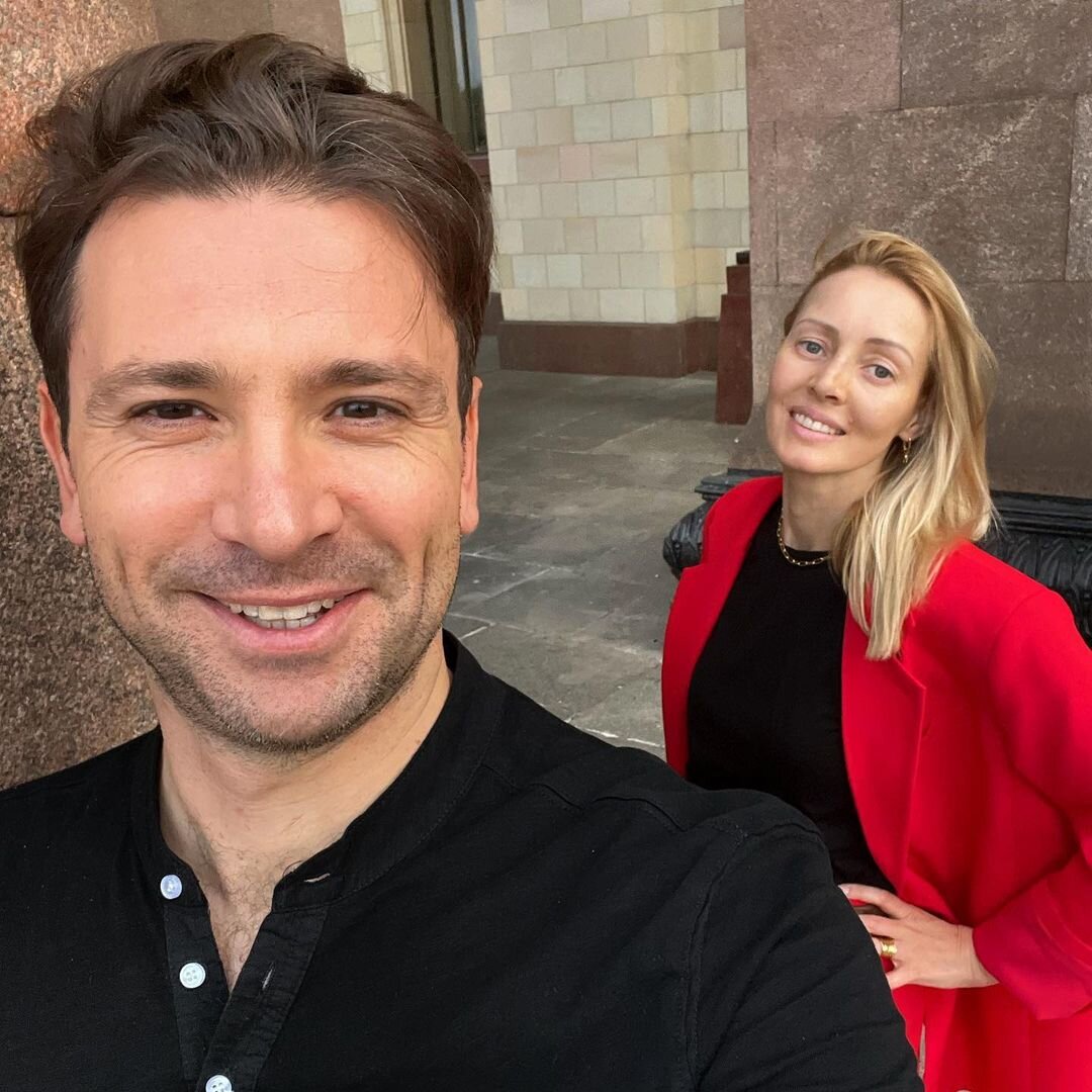 Антон Хабаров с женой