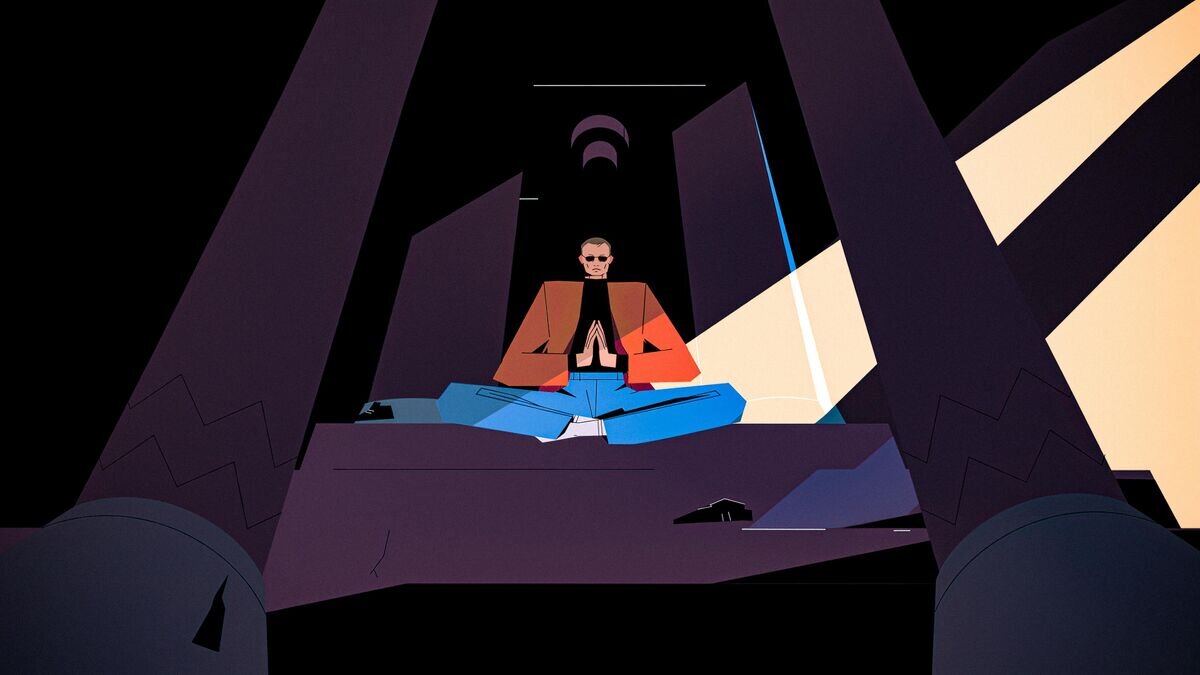    Кадр из документального фильма "Пелевин"© Фото : предоставлено пресс-службой KION