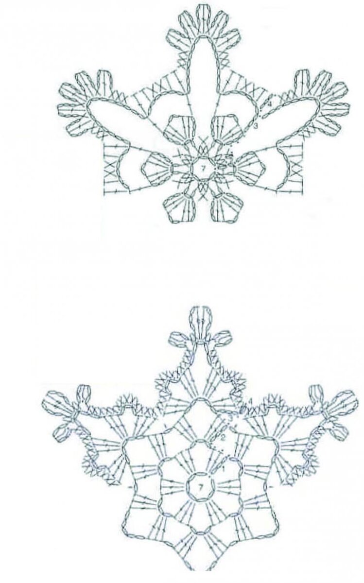 61 схема вязаных снежинок: украшаем дом к новогодним праздникам