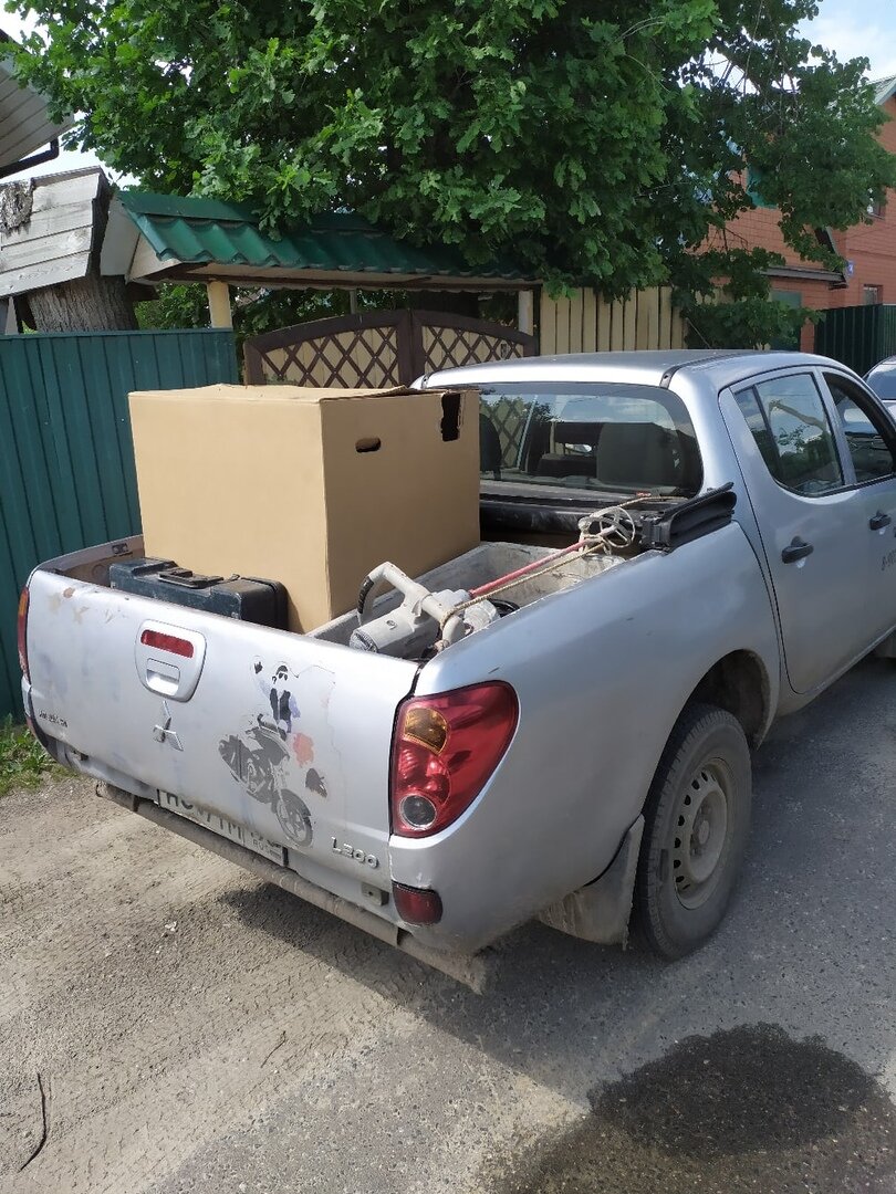 Загрузили печь и материал )