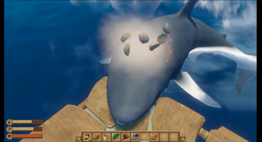 Да. Я отбивался от неё камнем, да, того самого камня которого нам не хватает