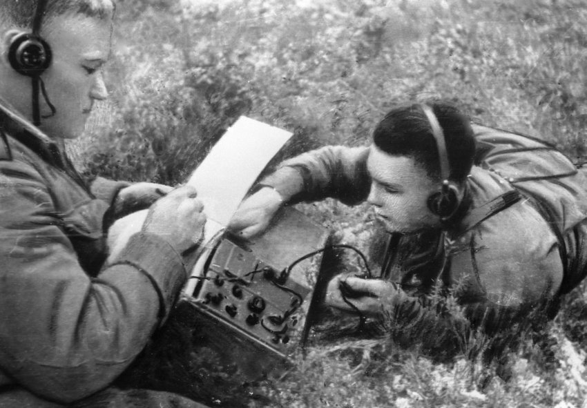 Прием радиограммы в боевых условиях, как он есть на самом деле