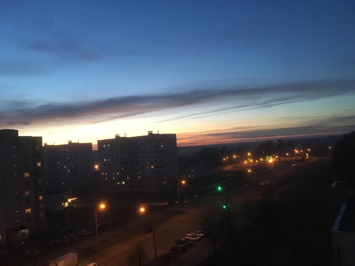 закат