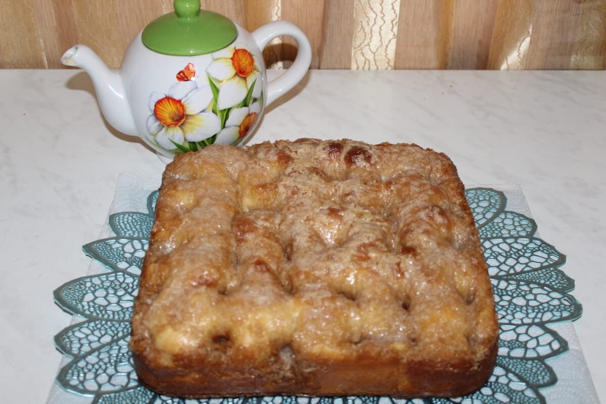 Сахарный пирог безумно вкусный и простой