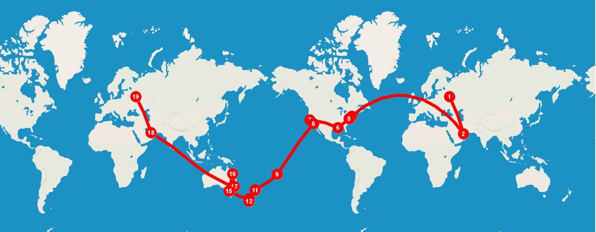 Маршрут путешествия