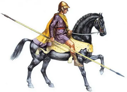 Конницу в атаку водил сам царь)))