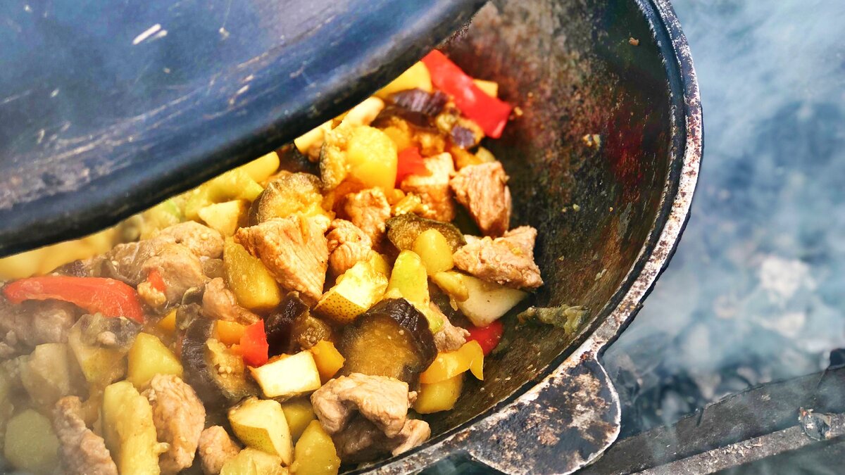 Мясо с овощами