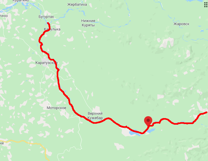 Река Амыл на карте.