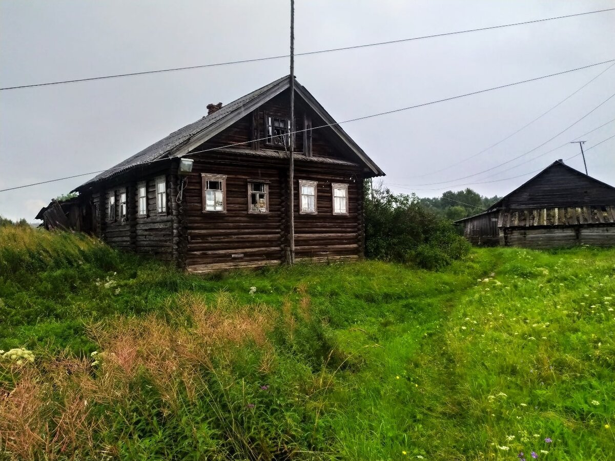 Разведка полузаброшенных деревень Вологодчины, неподалеку от нашего дома