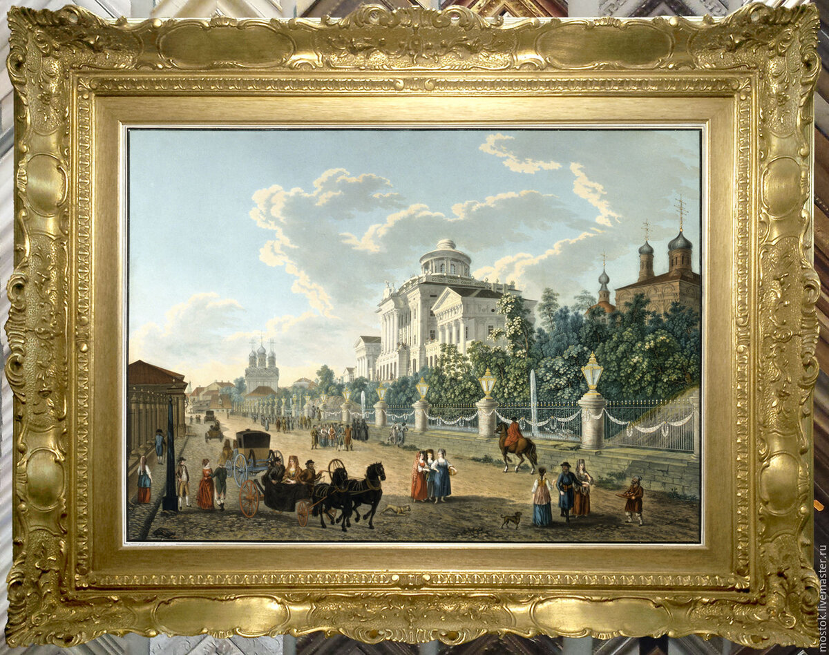 Картина в позолоченной раме