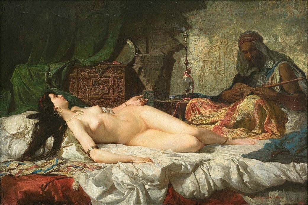 «Одалиска». Художник Мариано Фортуни 1861 год. Источник: Wikipedia. 