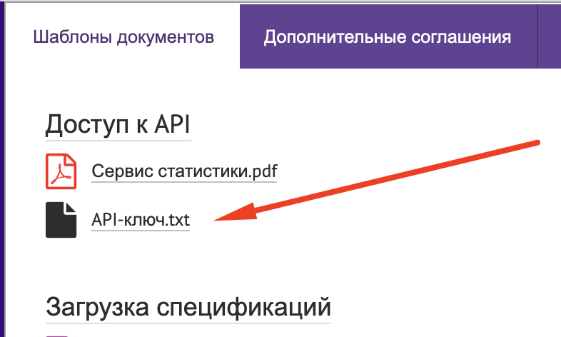 Документы api