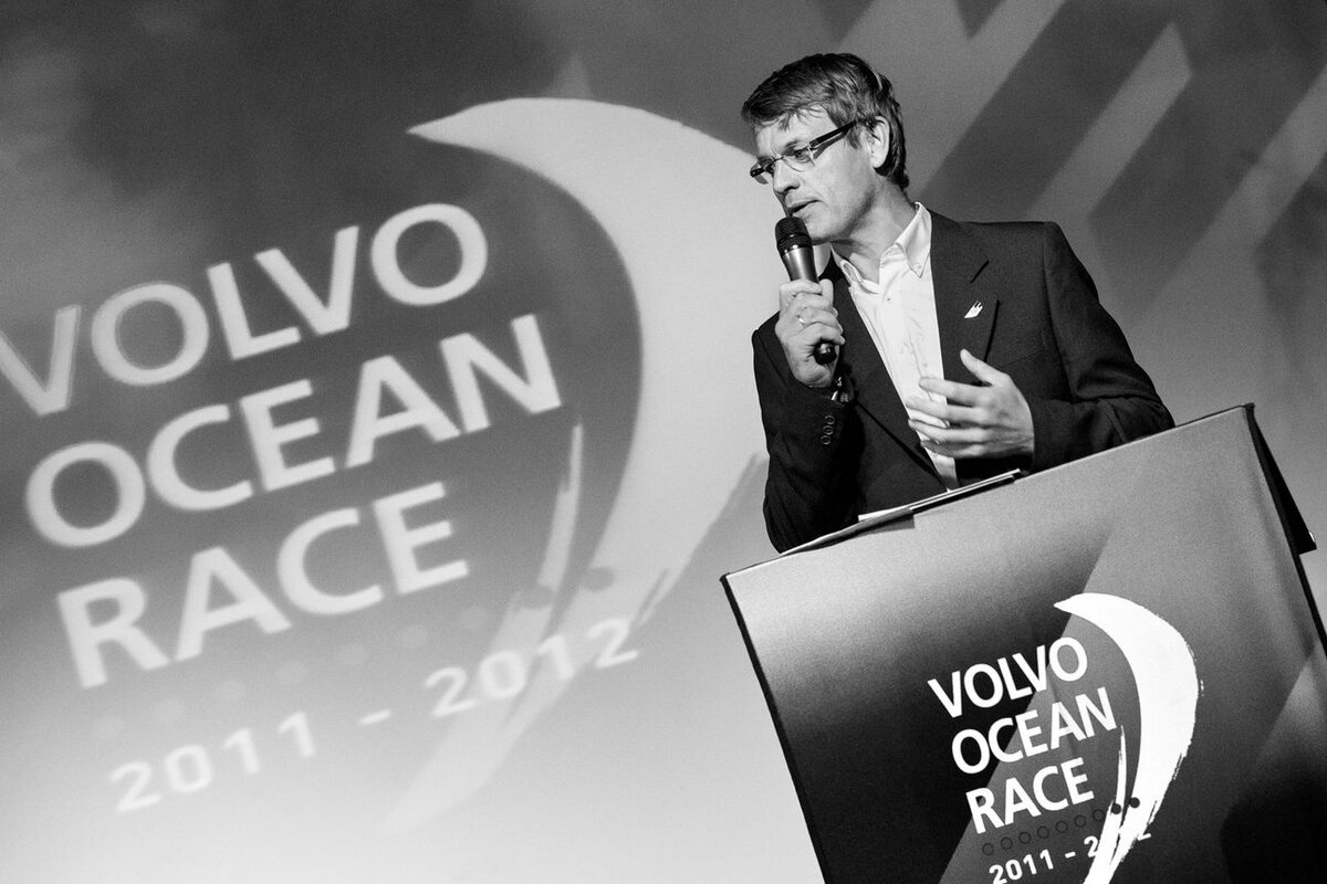 Фростад был генеральным директором Volvo Ocean Race на трех этапах кругосветной парусной гонки с экипажем. Фото: Knut Frostad Collection
