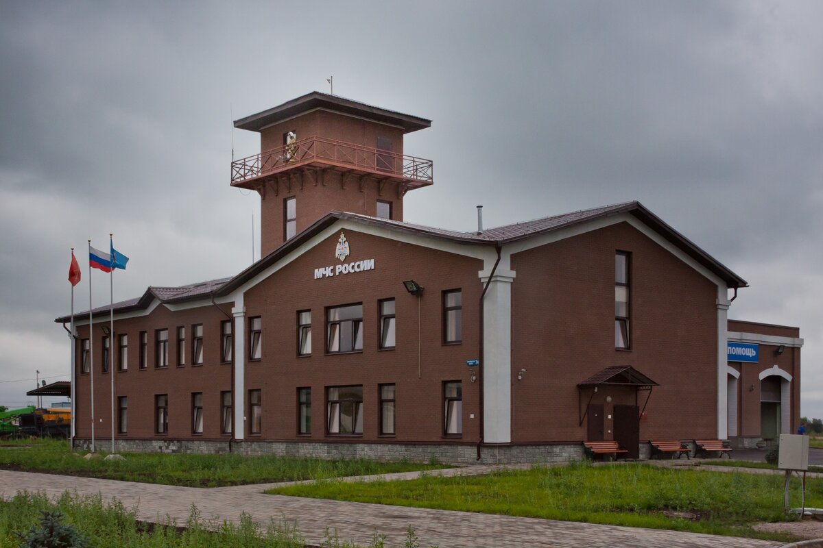 Вот, к примеру, новенькое депо 82-й пожарной части в г. Санкт-Петербург