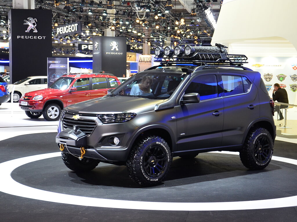 Такой должна была быть Chevrolet Niva-2, разработанная GM . Проект закрыт в 2017 г. (иллюстрация с сайта nivanew.ru)