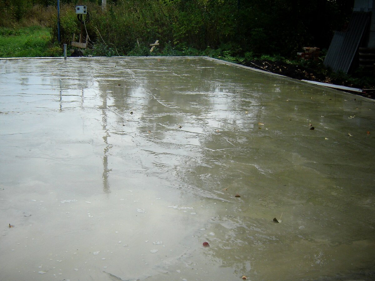 Фундамент плита