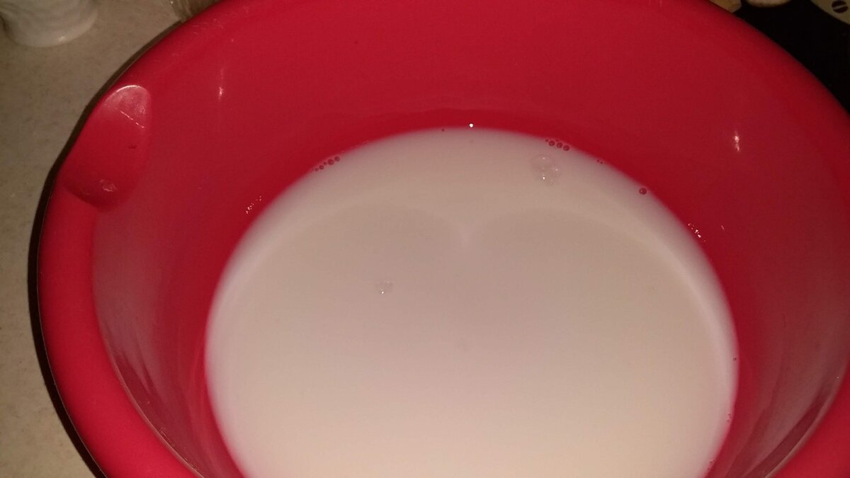 вода с молоком