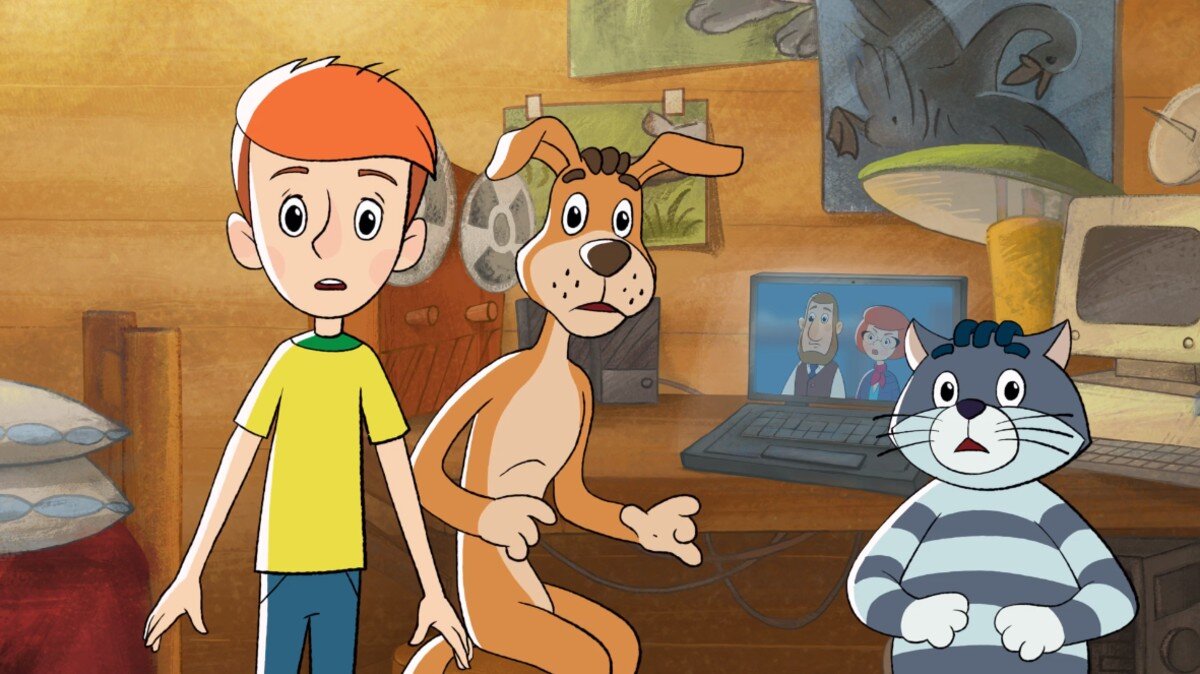 Герои нового "Простоквашино" в современных реалиях