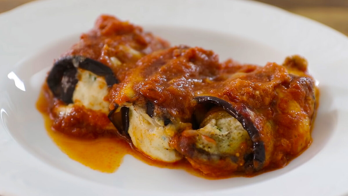 Баклажановая моцарелла