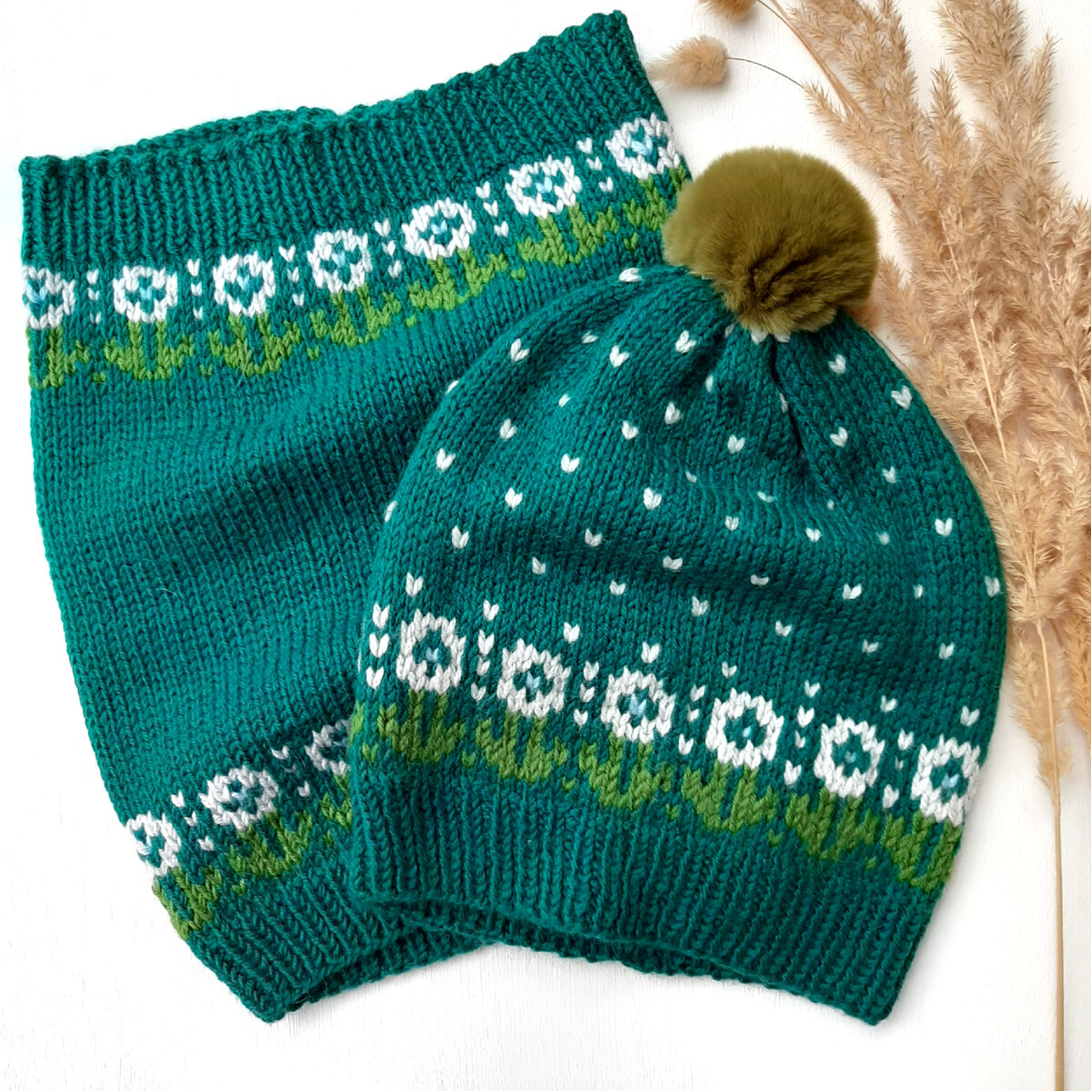 Мой любимый цвет и мой любимый жаккард! 