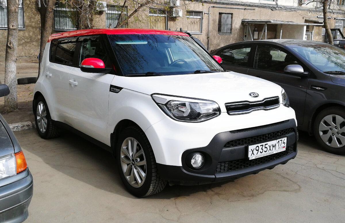 На фото: Вот она моя бывшая Kia Soul