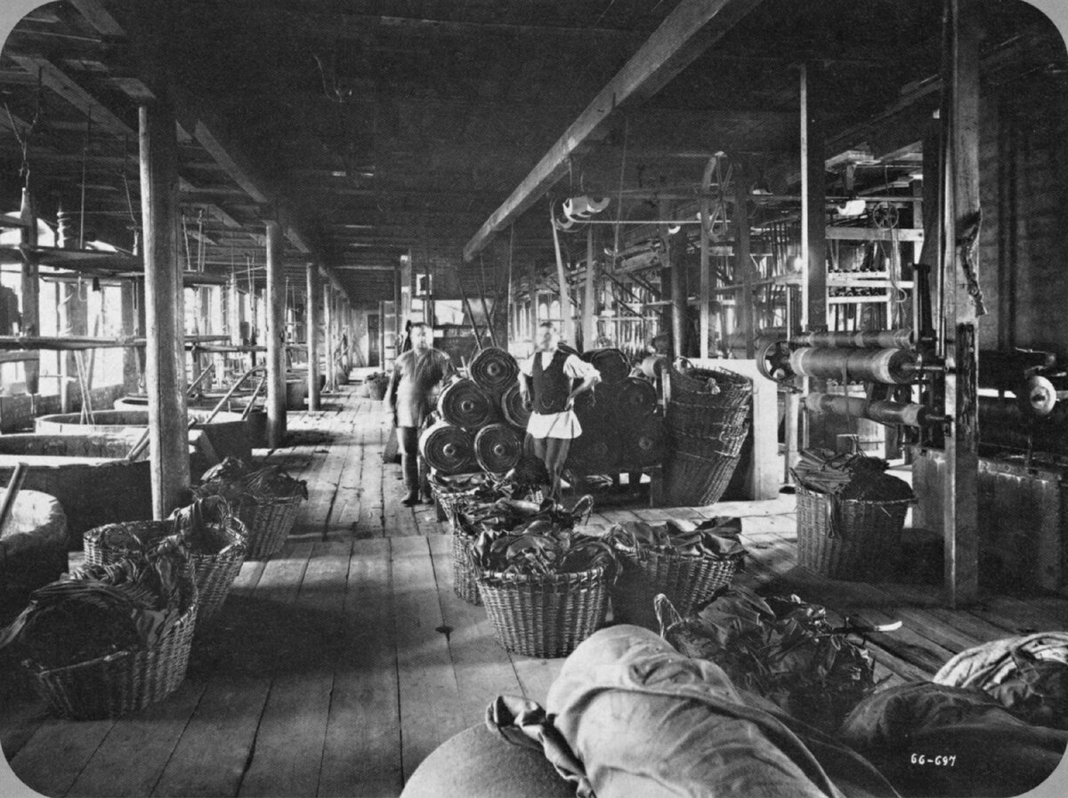 Ткацкая фабрика 19 век Россия
