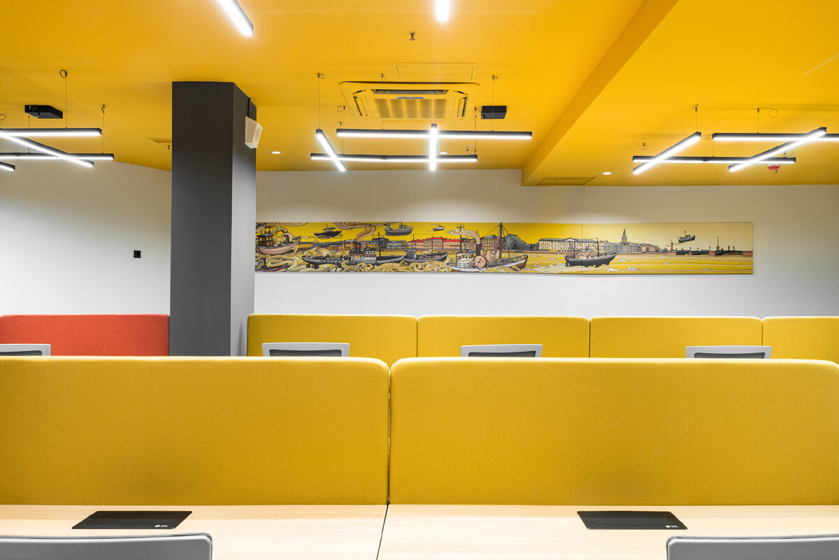 Open-space в коворкинге Case на Владимирском проспекте, 23