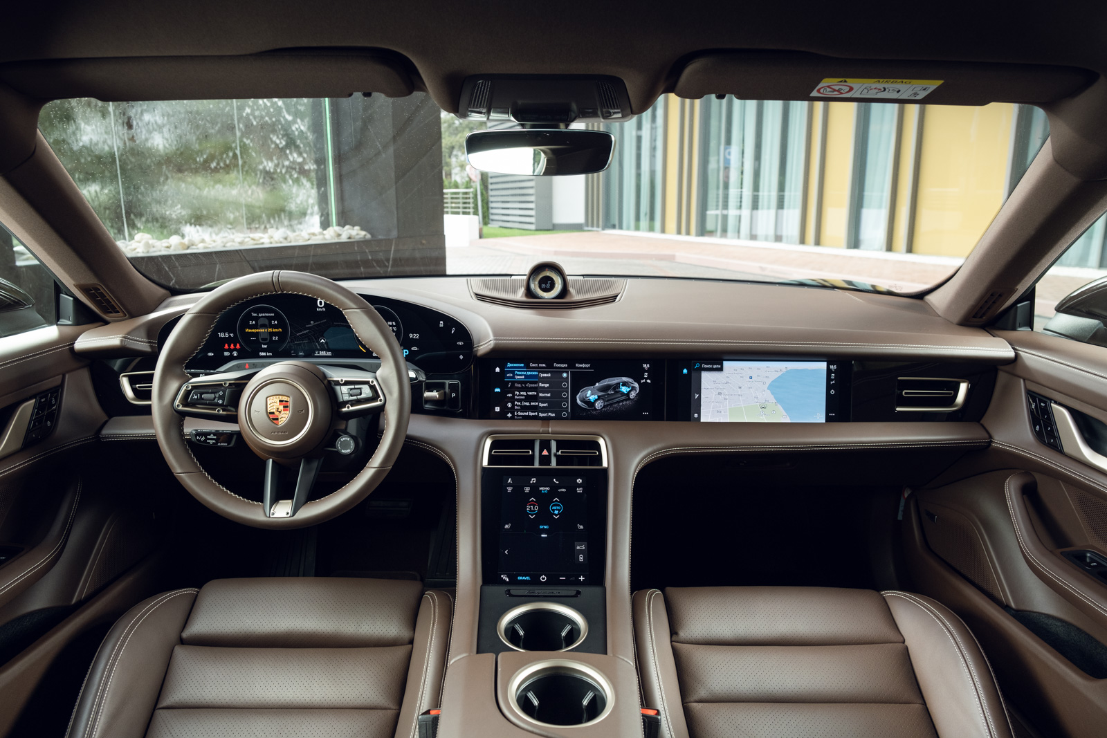 Погонял на Porsche Taycan Cross Turismo. 761 л.с. Это бомба! Электрическая ???5