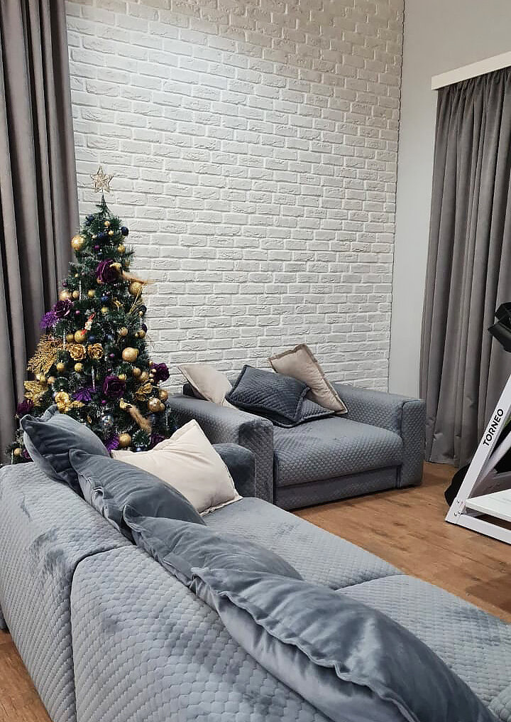 Фото наших заказчиков, ёлка в новом интерьере