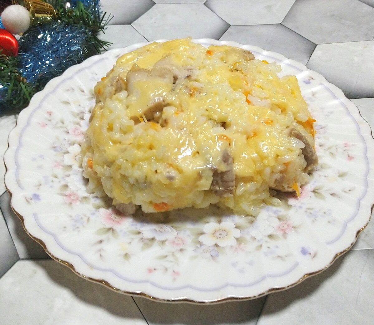 Горячее блюдо из курицы и риса (не плов), которое долго было моим  