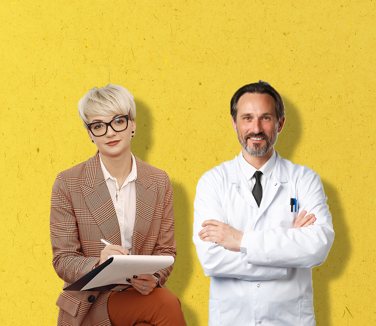 Загадка: на картинке 2 специалиста, но речь идет о 3-х – в чем подвох?