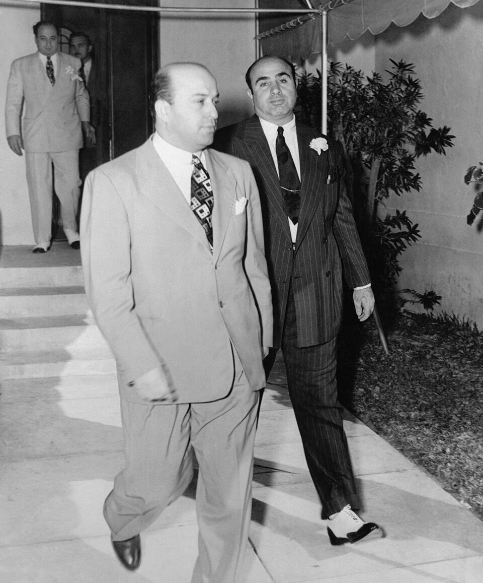 Аль Капоне с телохранителем. Фото из сети Интернет