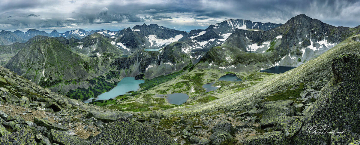 Почти весь бассейн озер Крепкие.