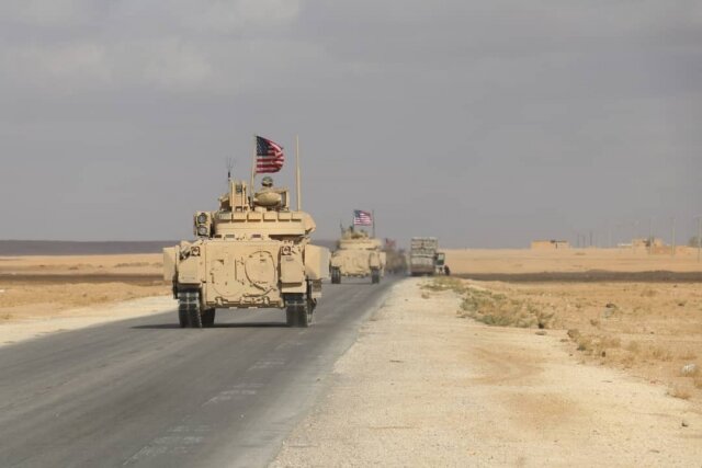    Войска США в восточной Сирии Twitter@cmoc_sdf