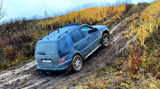 Столько мощности в одном видео. Subaru Forester против Mercedes-Benz ML