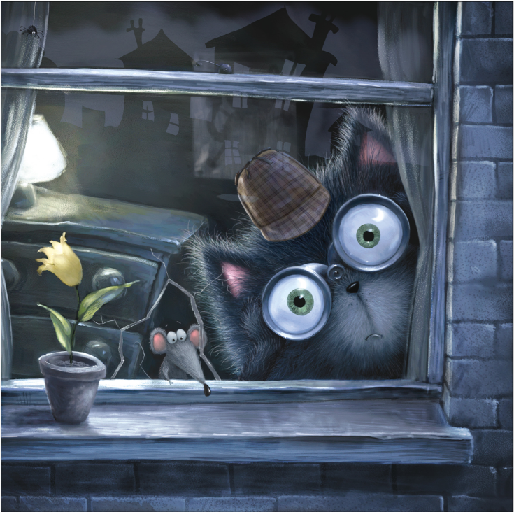 Иллюстрация из книги «Тайный агент Шмяк»