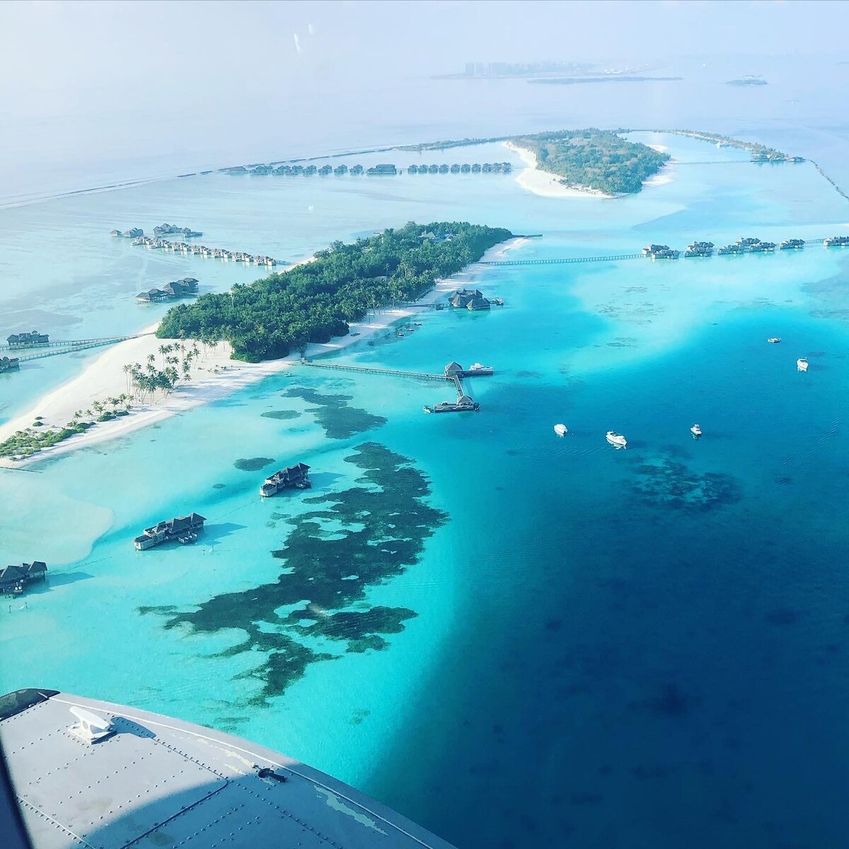 Вид из окна гидросамолета