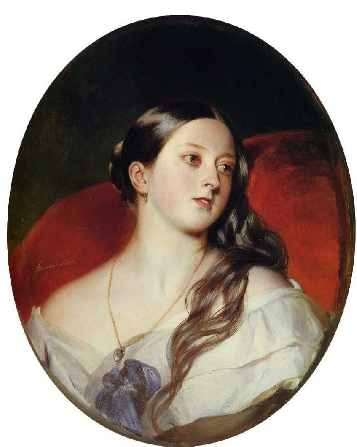 Королева Виктория, Франц Ксавье Винтерхальтер, 1843. (сс) Wikimedia Commons 