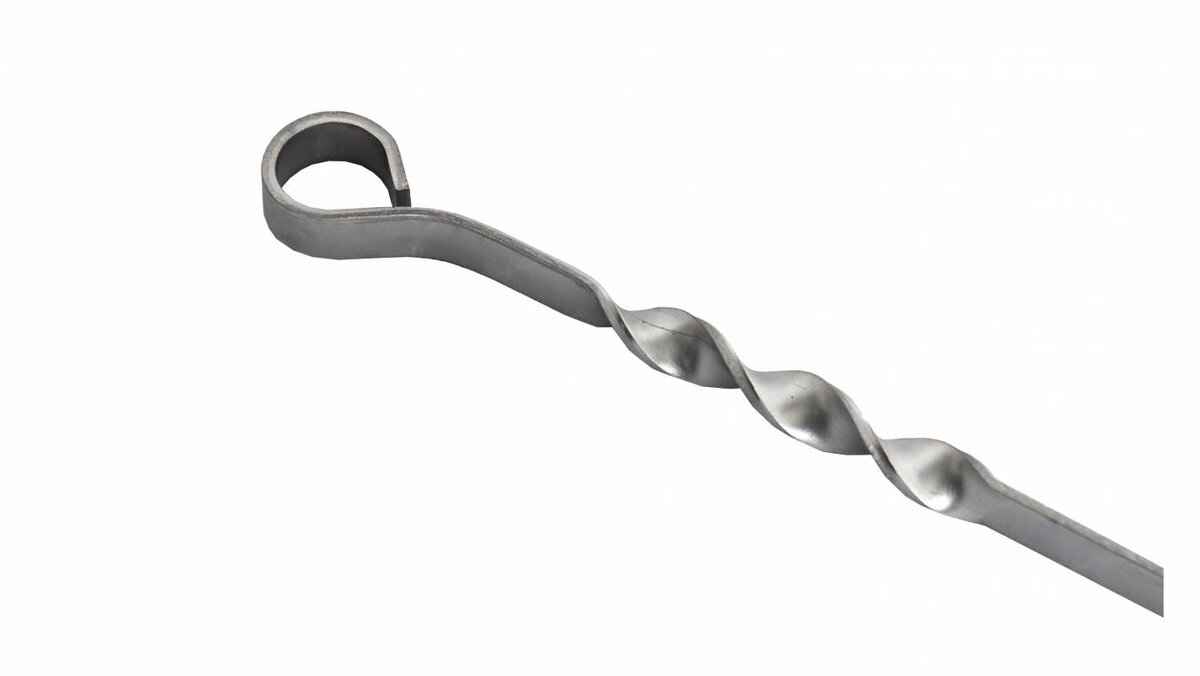 Шампур металлический с ручкой