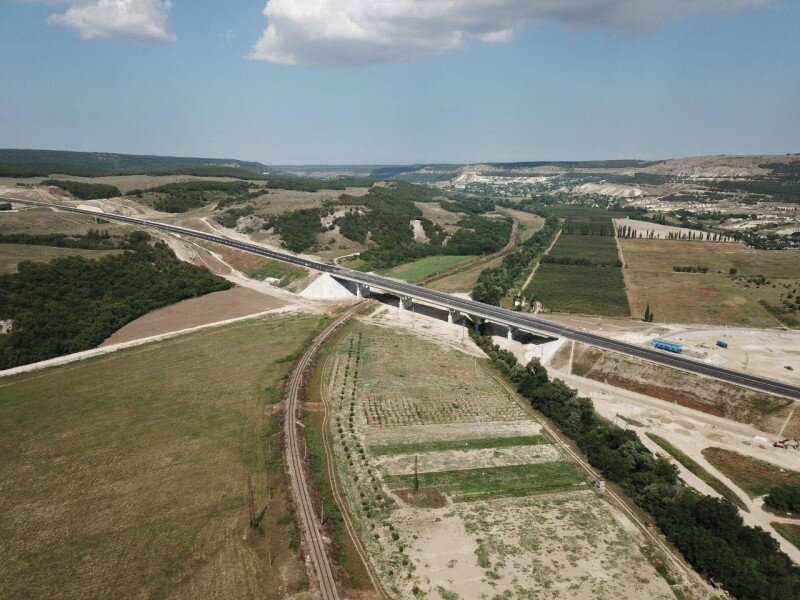 Трасса "Таврида". Фото т/г канал Трасса Таврида (с)