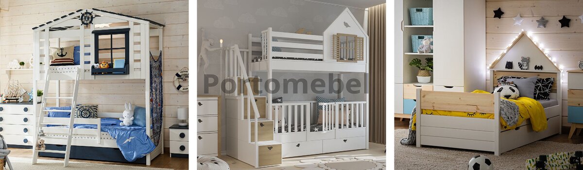 Кровати домики Тимберика Кидс и Chalet