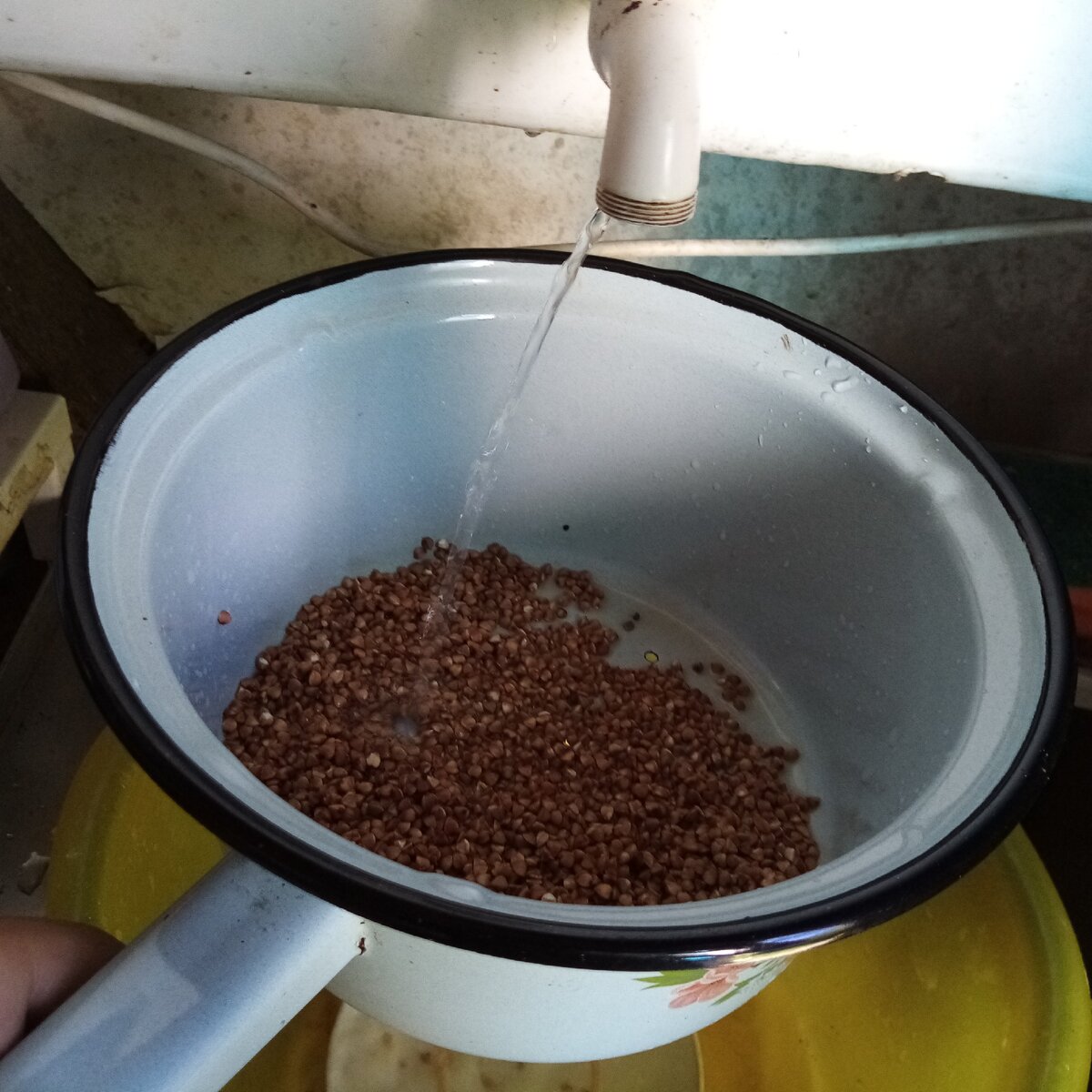 Промываем кашу