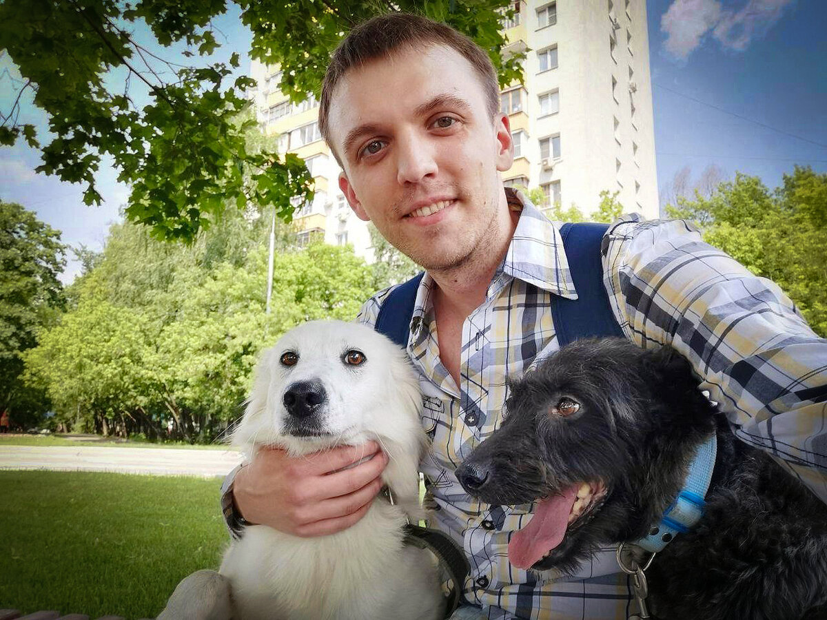 На фото я, Шелли и Бараш =)
